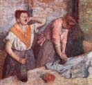 Woman Ironing